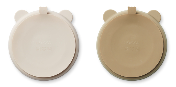 Stacy Tallerken Sklisikker 2-pk - Sandy/Oat - Image 3