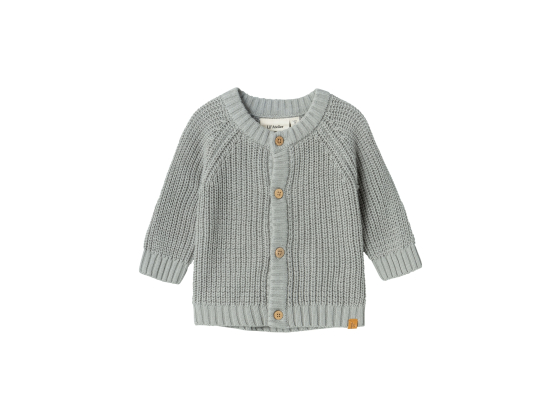 Emlen Knit Cardigan, Limestone - Lil' Atelier