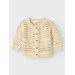 Lale Knit Cardigan, Bleached Sand - Lil' Atelier