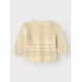 Lale Knit Cardigan, Bleached Sand - Lil' Atelier