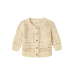 Lale Knit Cardigan, Bleached Sand - Lil' Atelier