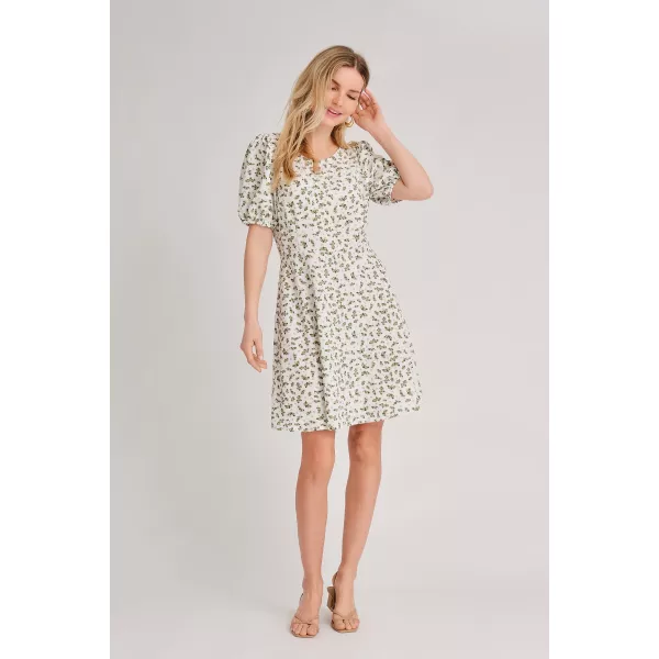 Gino Dress White/Green| Gino Dress White/Green fra A-View