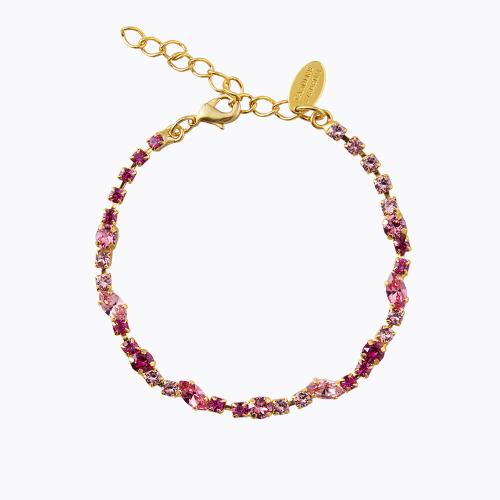 Antonia Bracelet Gold - Rose Combo