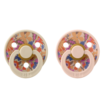 BIBS x LIBERTY - COLOUR 2-PK JUNE BLOSSOM BLUSH MIX
