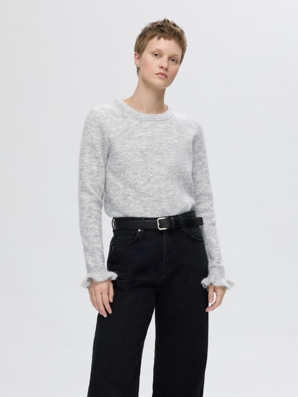 SELECTED FEMME Lulu Frill Knit - Image 1