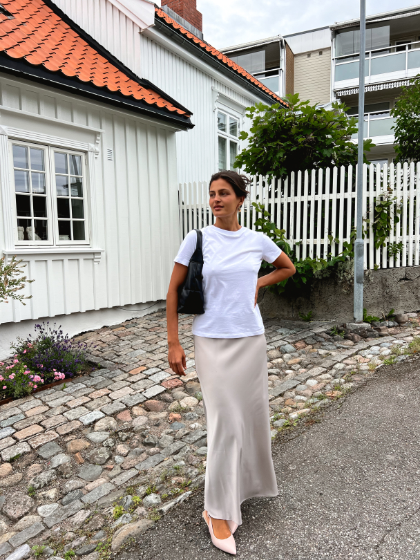Lena Ankle Skirt - Dove - Image 4