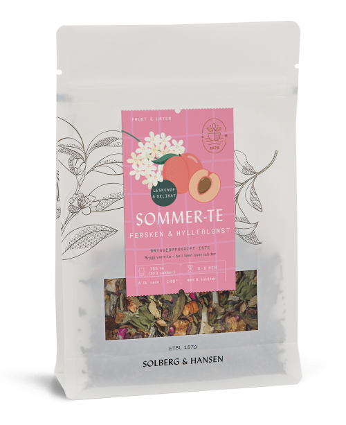 Sommerte fersken & hylleblomst