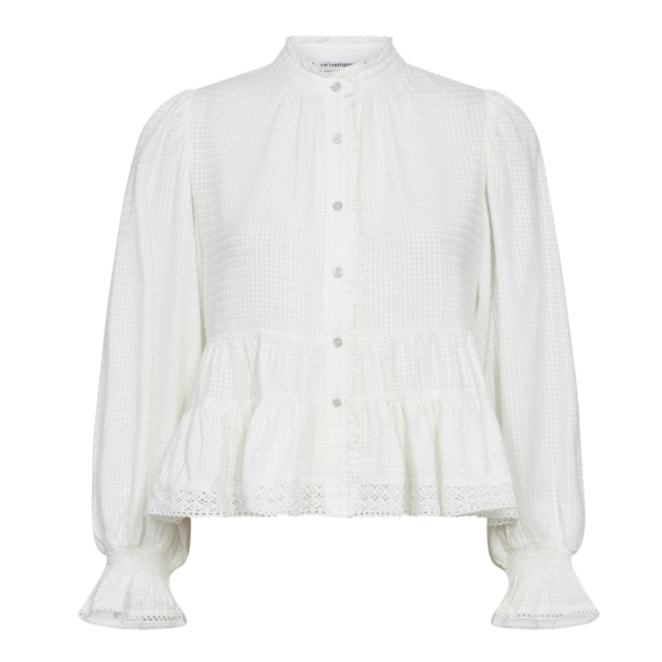 Mirka CC Shirt White  |  Mirka CC Shirt White fra Co´Couture
