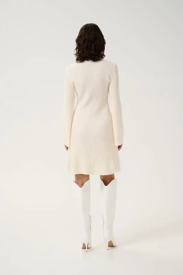 Antali Wool Short dress - Egret  - Image 2