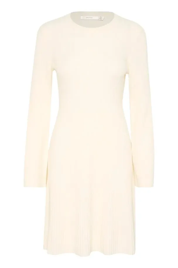 Antali Wool Short dress - Egret  - Image 6
