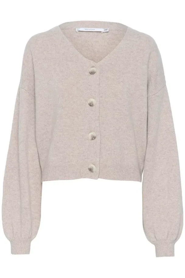 Manzi Wool Cardigan - String Melange - Image 3