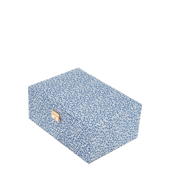 JEWELRY BOX SQUARE - FEATHER BLUE