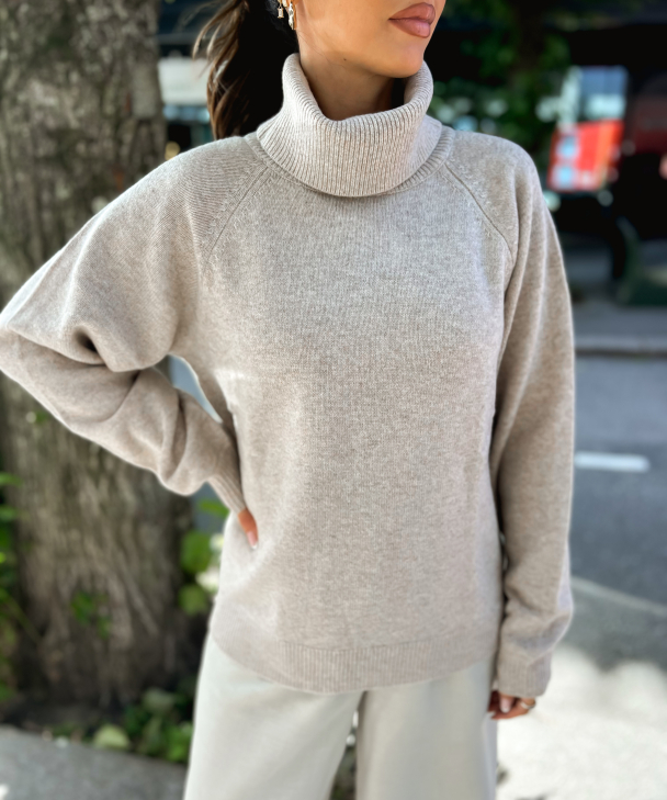 Manzi Wool Rollneck - String Melange  - Image 5