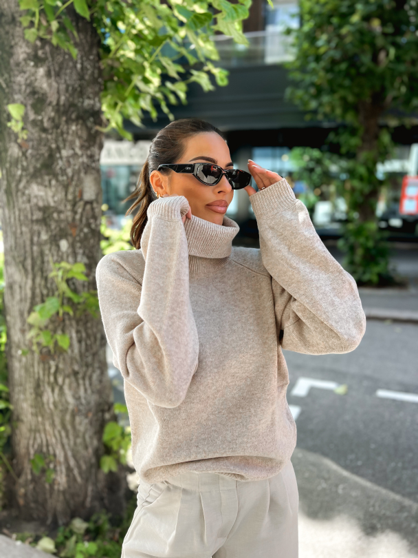 Manzi Wool Rollneck - String Melange  - Image 9