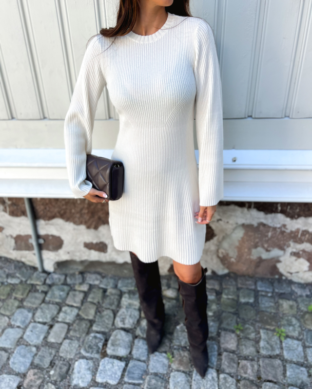 Antali Wool Short dress - Egret  - Image 1
