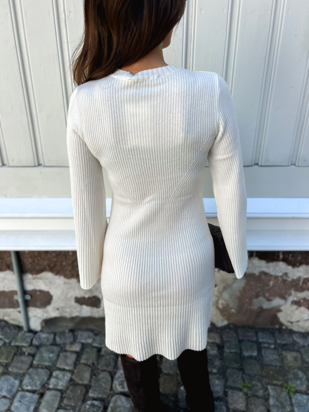 Antali Wool Short dress - Egret  - Image 7
