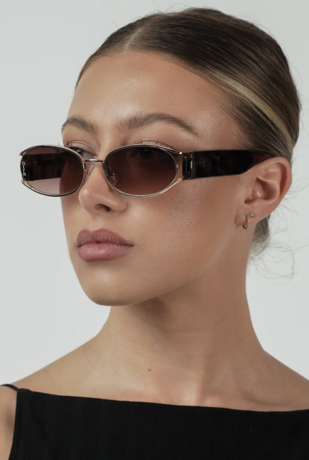 Polly Gold Tort/ Brown To Pink Fade  - Image 3