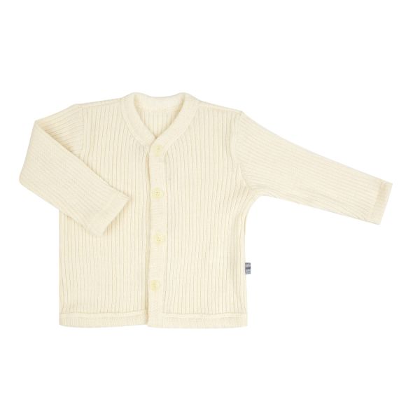 Joha | Cardigan Ull Rib - Natur