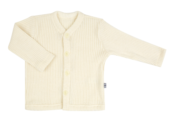 Cardigan Ull Rib - Natur