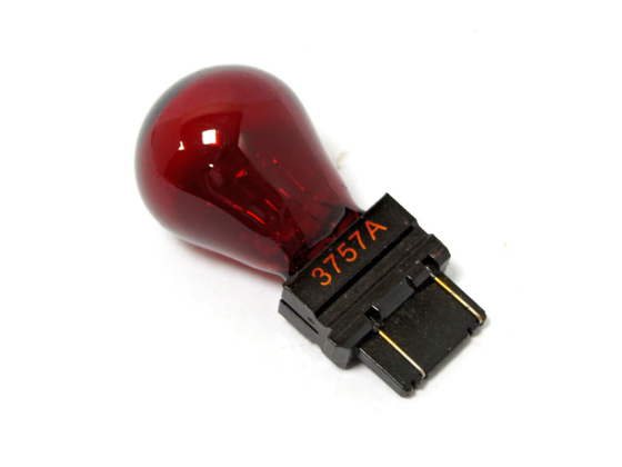  TAILLIGHT/TURN SIGNAL BULB #3157 BASE. RED