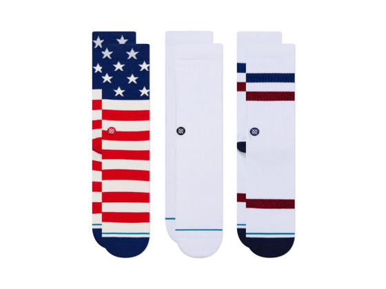 STANCE THE AMERICANA 3 PACK SOCKS