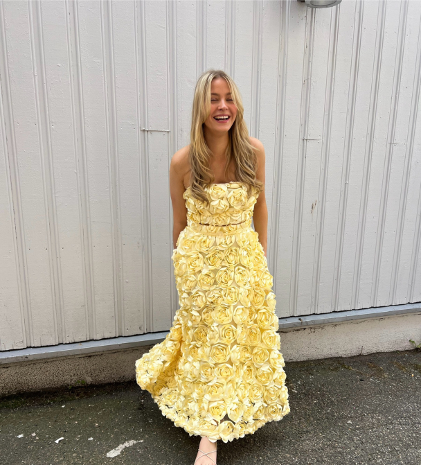 Maxi Sun Skirt - Pastel Yellow  - Image 1