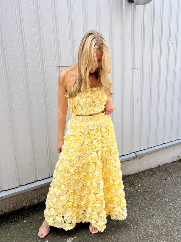 Maxi Sun Skirt - Pastel Yellow  - Image 4
