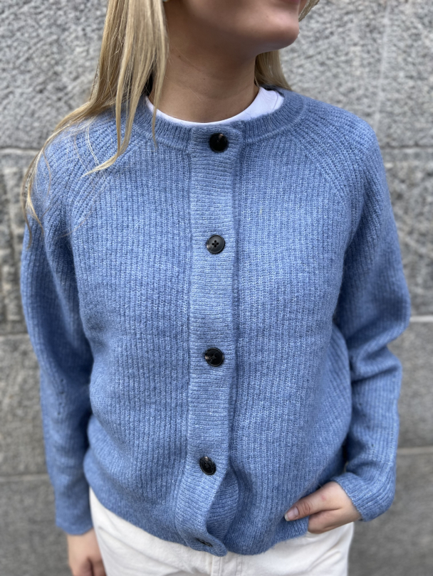 Lulu Knit Short Cardigan - Endless Sky  - Image 1
