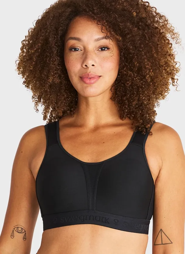 KIMBERLY ICONIC Sport BH, sort - Image 1