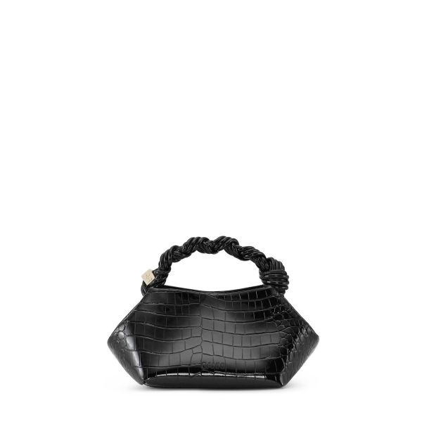 Ganni Bou Bag Small Patent Croco