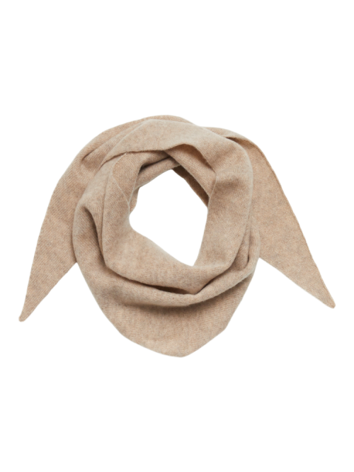 Maria Narrow Cashmere Scarf - Irish Cream