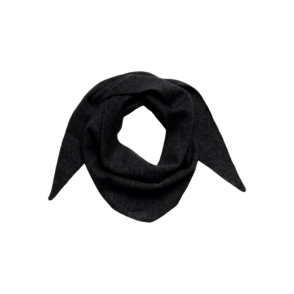 Maria Narrow Cashmere Scarf - Black