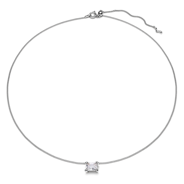 ROPPONGI DROP NECKLACE SILVER