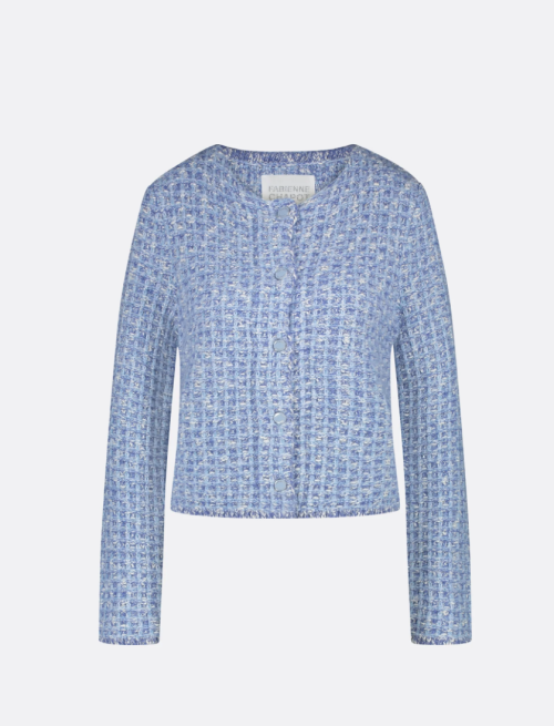 Josh Cardigan Powder Blue   |  Josh Cardigan Powder Blue fra Fabienne Chapot