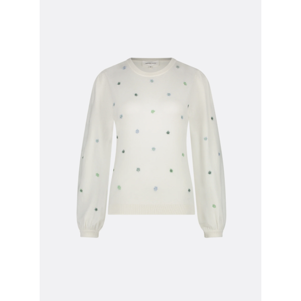 Hilly Multi Pullover Cosy White  |  Hilly Multi Pullover Cosy White fra Fabienne Chapot