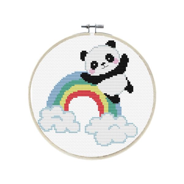 Ladybird Broderisett – Rainbow Panda