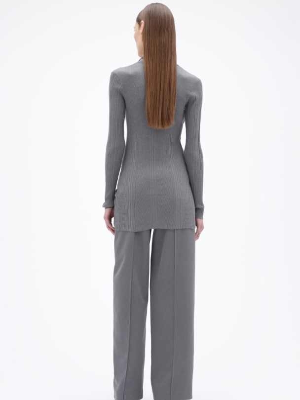 Rib Knit Cardigan - Image 4