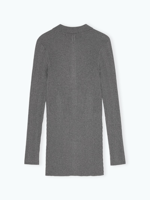 Rib Knit Cardigan - Image 5