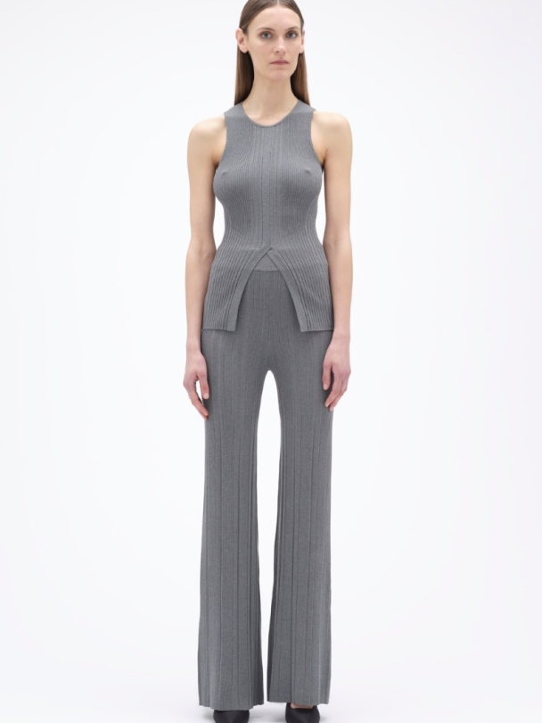 Rib Knit Pants  - Image 2