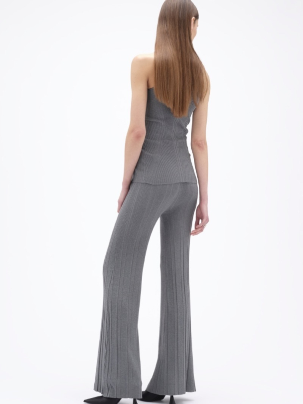 Rib Knit Pants  - Image 1