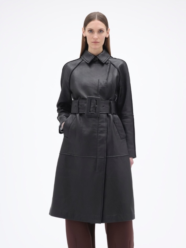 Bonded Leather Coat - Image 2