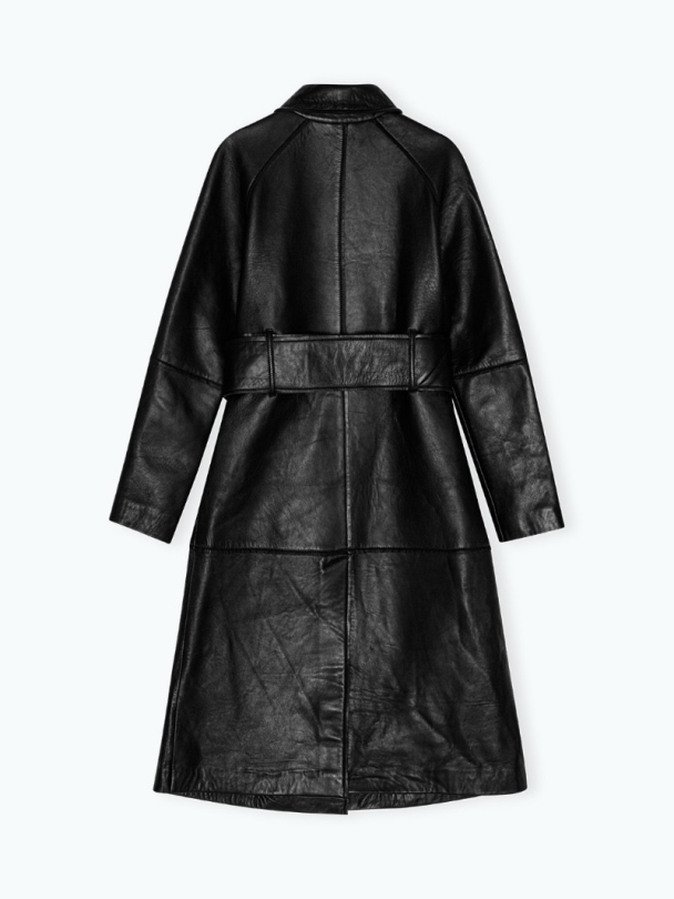 Bonded Leather Coat - Image 4