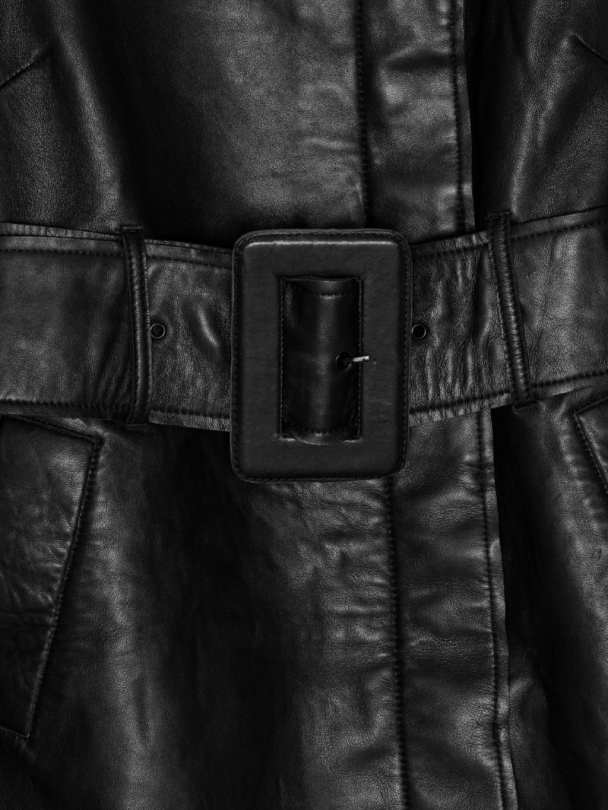 Bonded Leather Coat - Image 5