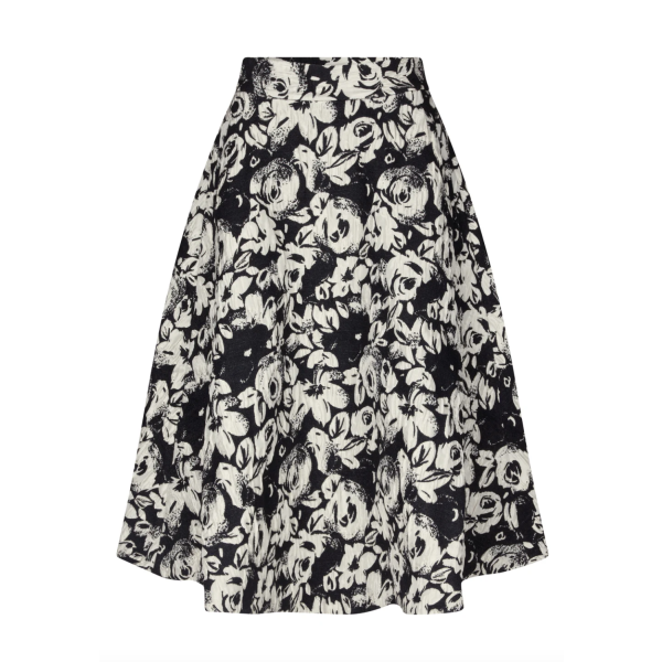 Amydea Skirt Black Blossom  |  Amydea Skirt Black Blossom fra Dea Kudibal