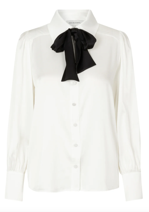 Jasminadea Silk Shirt Natural White  |  Jasminadea Silk Shirt Natural White fra Dea Kudibal