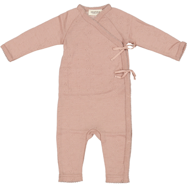 MarMar | Heldress Rula Wool Pointelle - Burnt Rose