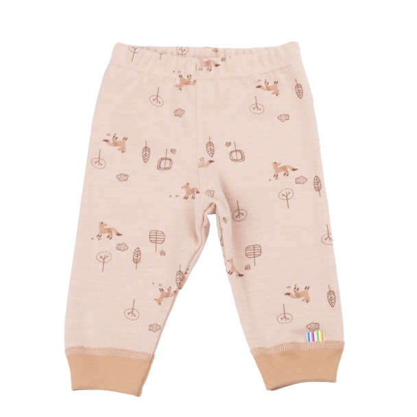 Leggings Ull/Bomull Fox - Fersken