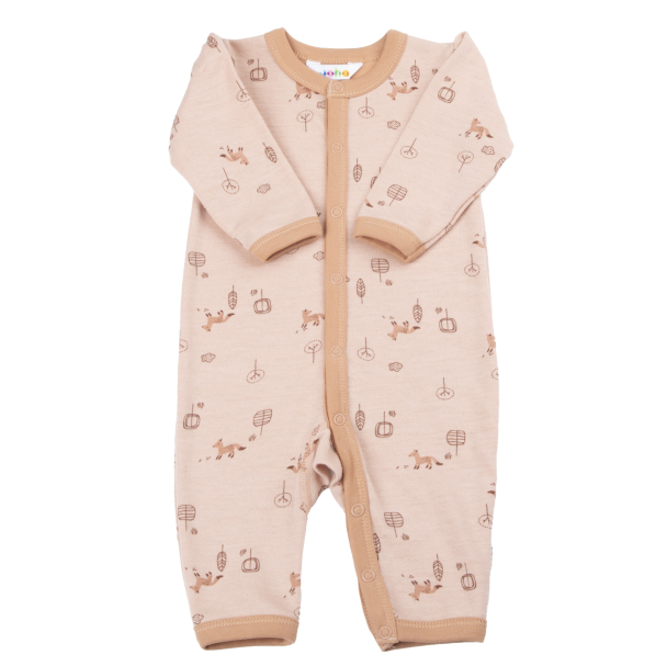 Jumpsuit Ull/Bomull Fox - Fersken