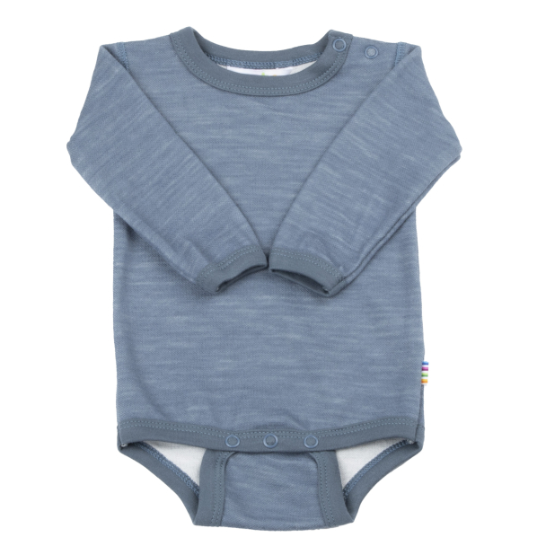 Body Ull/Bambus - Blå