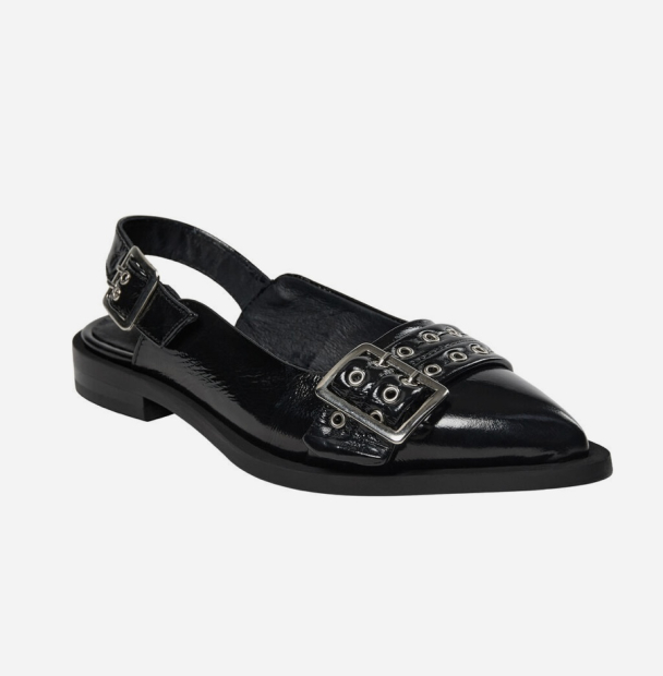 Saso Slingback - Black Patent - Image 3